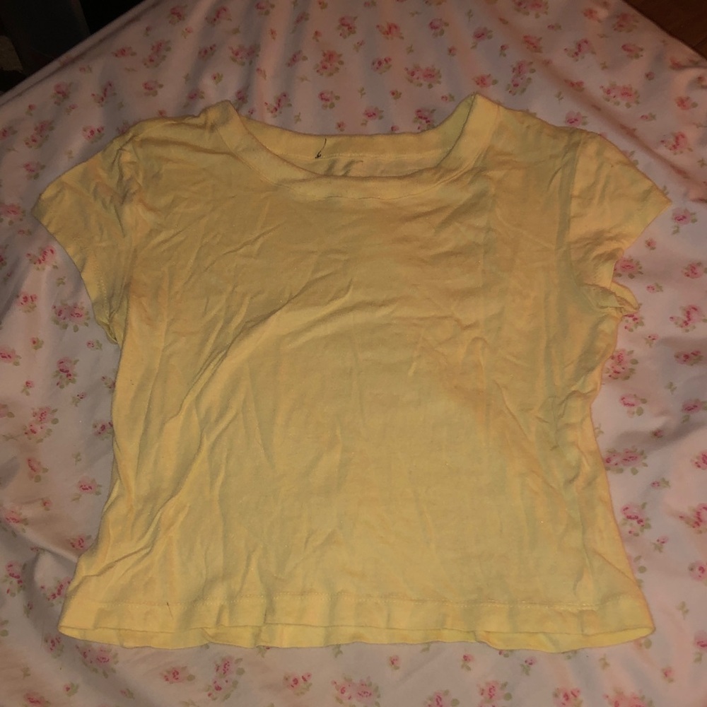 Butter Yellow Short Sleeve Tee